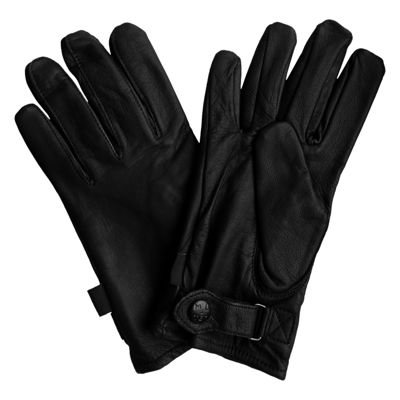 Bestatter Ziegenleder Handschuhe schwarz